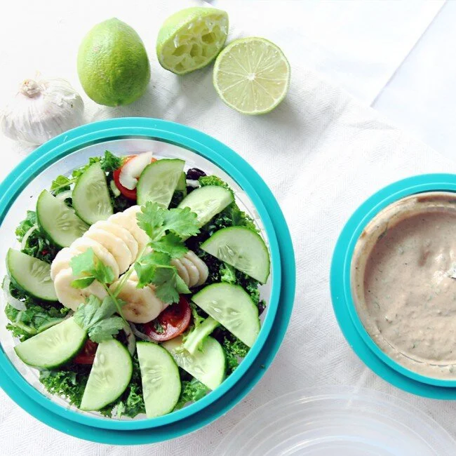 RECIPE : fablunch's green goodness detox salad