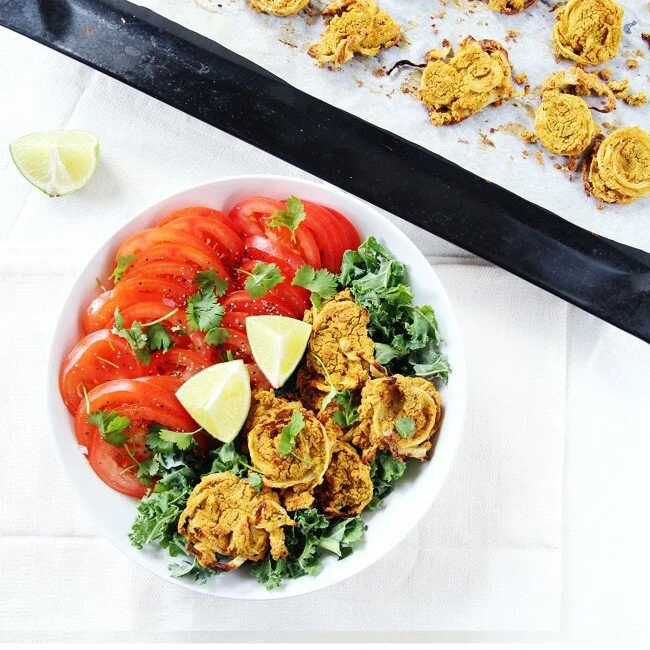 RECIPE : spicy chipotle onion pucks