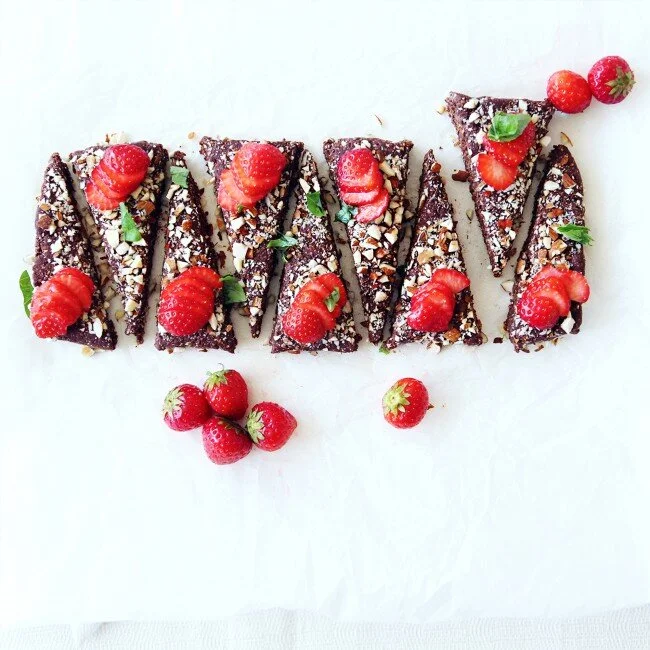 RECIPE : no-bake banana choco slices