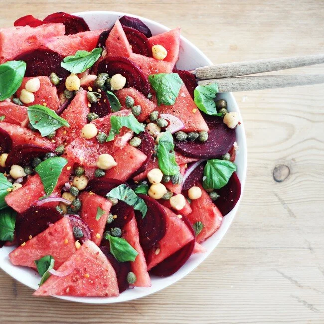RECIPE : watermelon summer salad