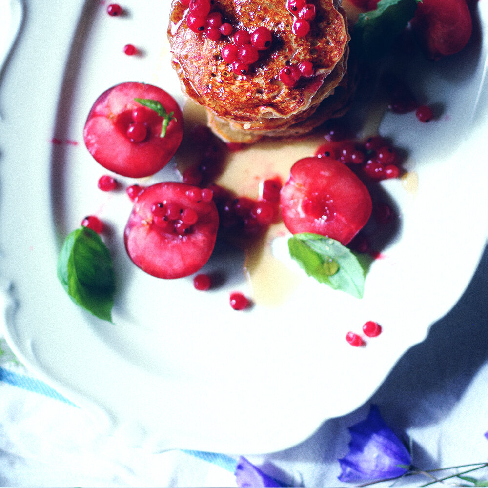 VEGAN INSPO : our food stories | gluten-free banana pancakes