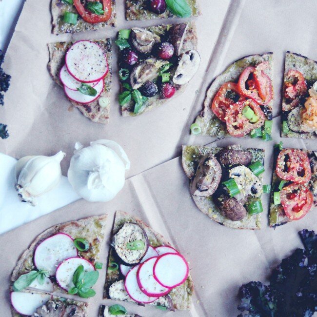 RECIPE : easy gluten-free chickpea tortilla or pizza base