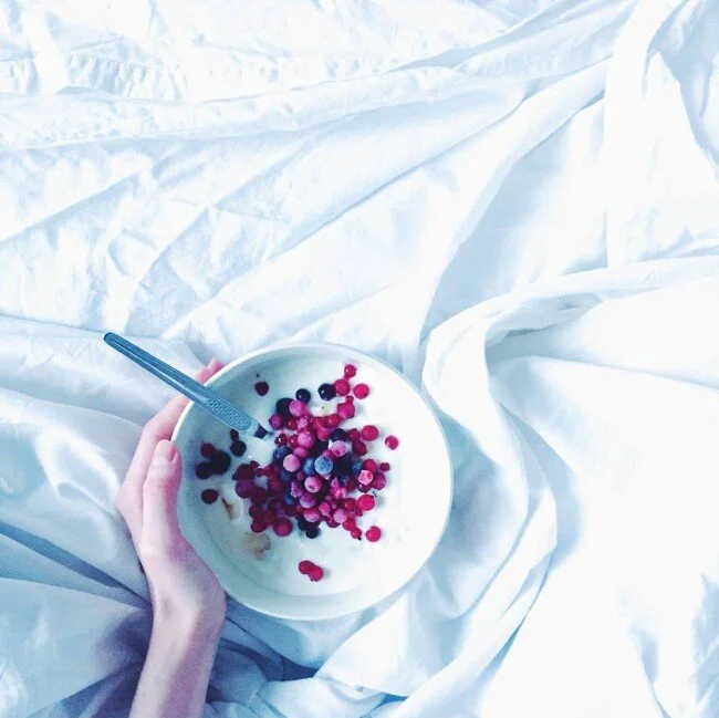 ETC : breakfast in bed - because food poisoning