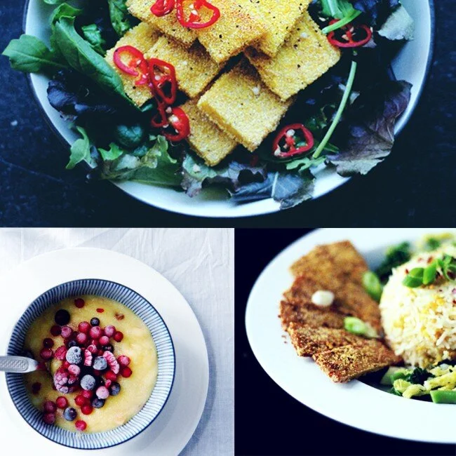 3 THINGS : you can do with polenta | easy, healthy, gluten-free, vegan