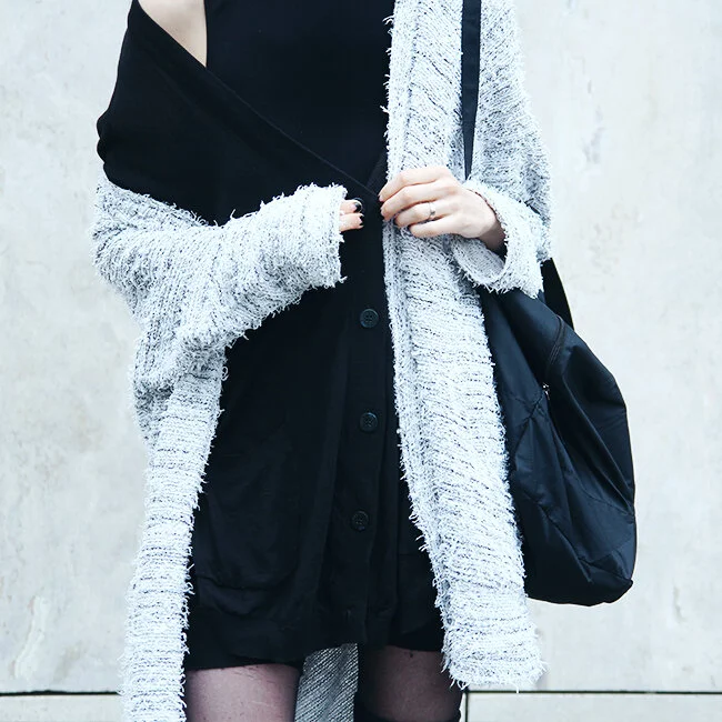 FASHION : styling tip - double cardigan for unpredictable spring weather | + new mustard on movies episode