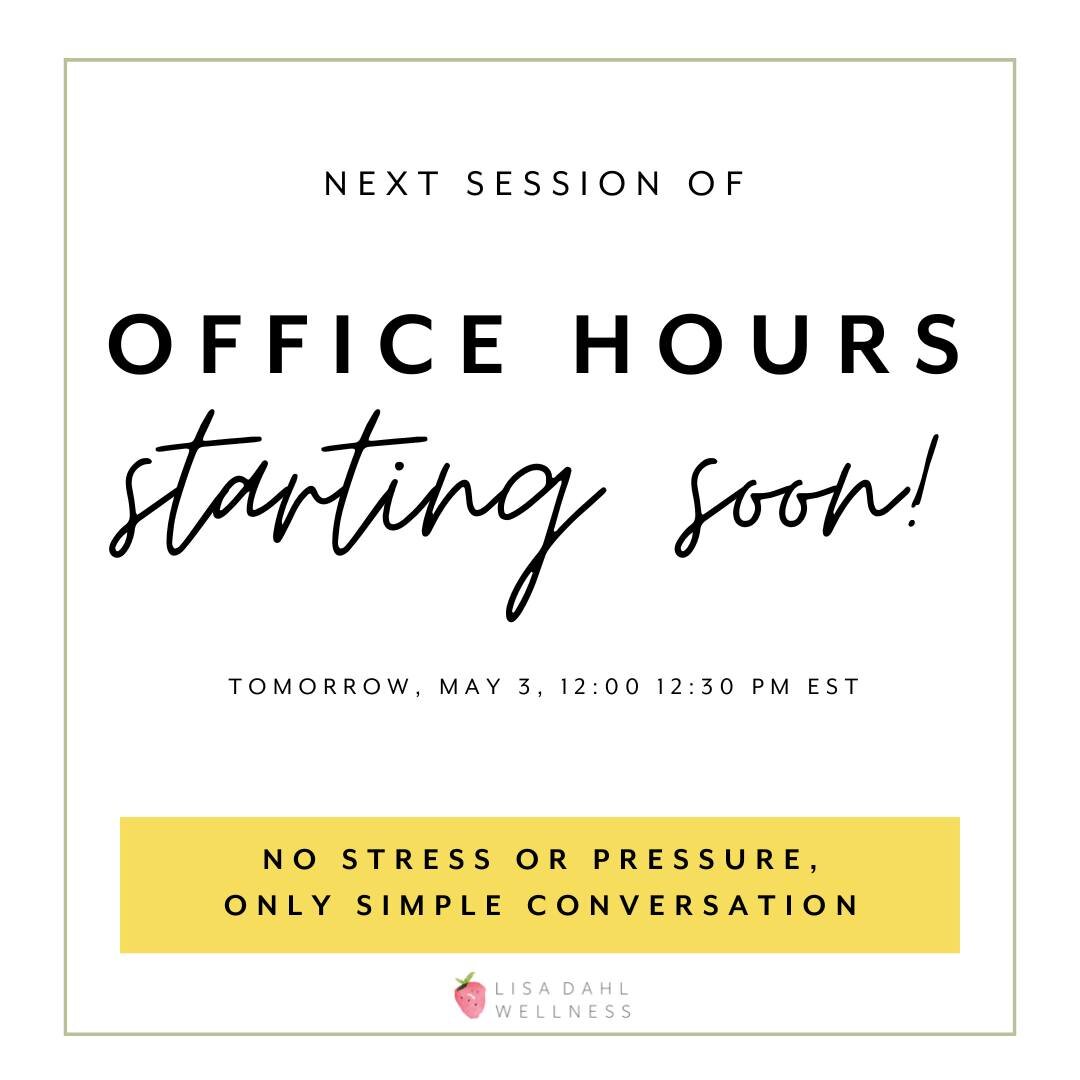 We are Meeting TOMORROW: You Won&rsquo;t Want To Miss This!

Whether you are a client, have heard me speak, or have just &quot;seen&quot; me around, you are invited to my free office house.

I believe that health and wellness take community, connecti