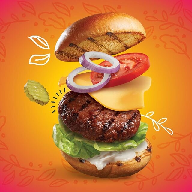 We had so much fun collaborating with LPK Design and OZO Foods on this project! ⁠
⁠
#foophotography #burger #falling #cheeseburger #plantbased #commercialphotography #advertising #wonderfulmachine #canonusa #broncolorusa