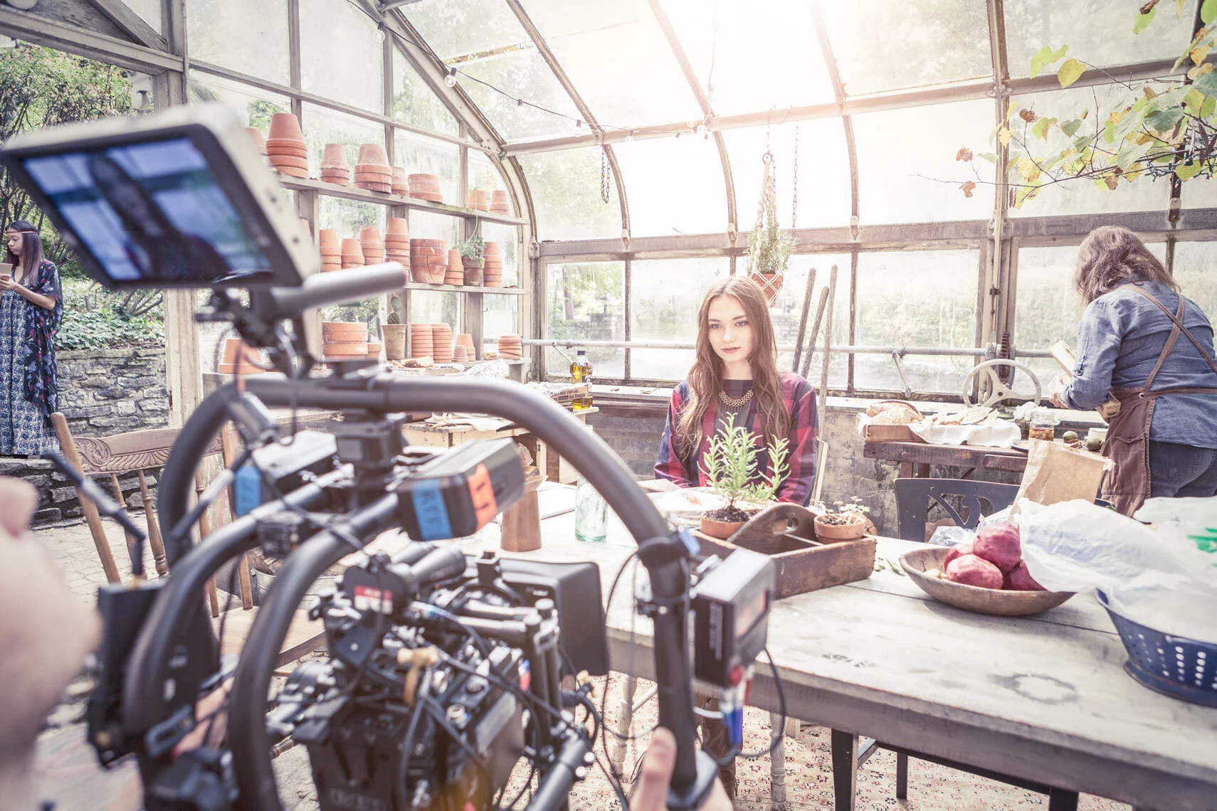 BTS image from The Greenhouse project, Directed by Teri Campbell.