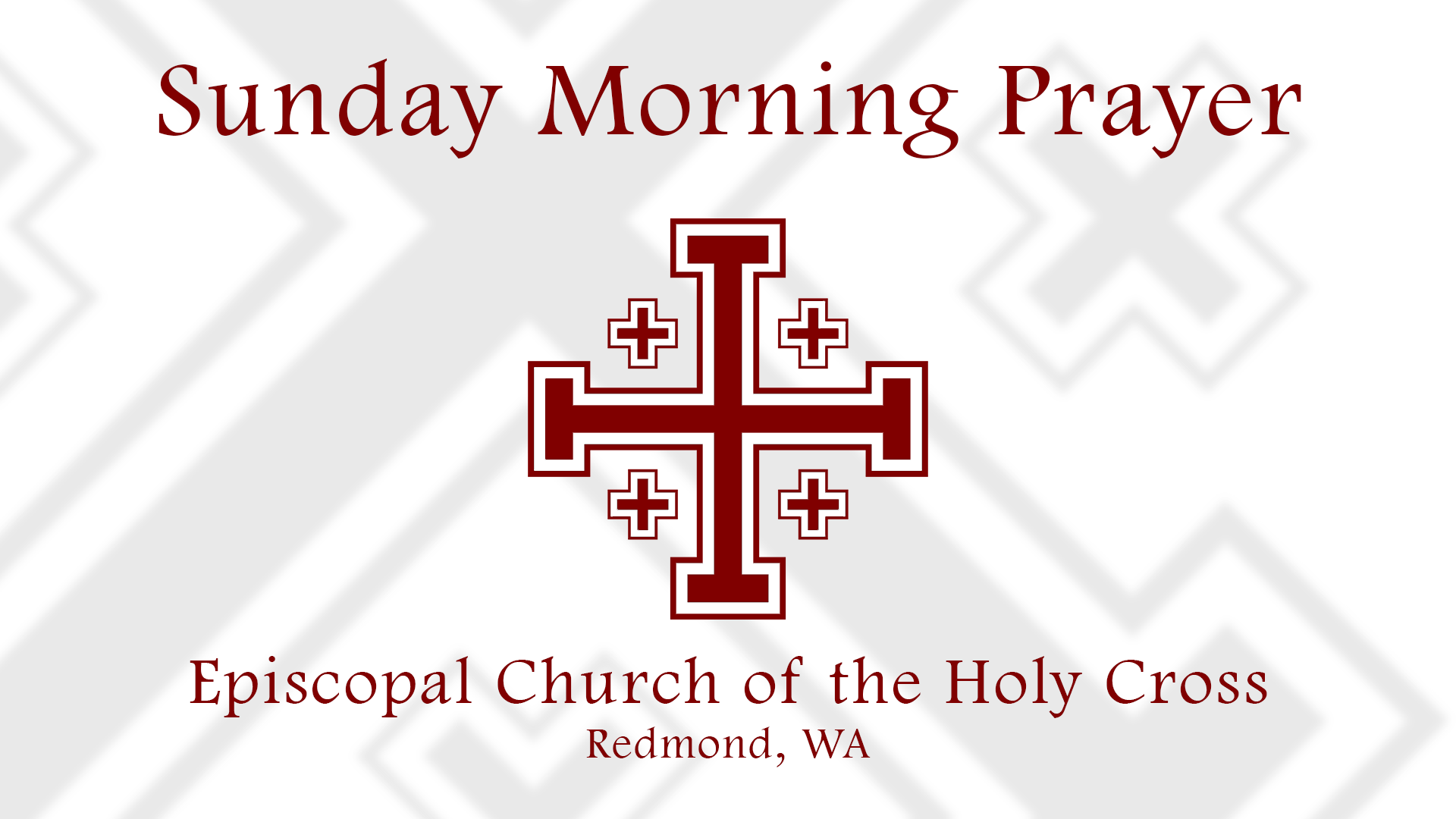 Trinity Sunday: June 7, 2020