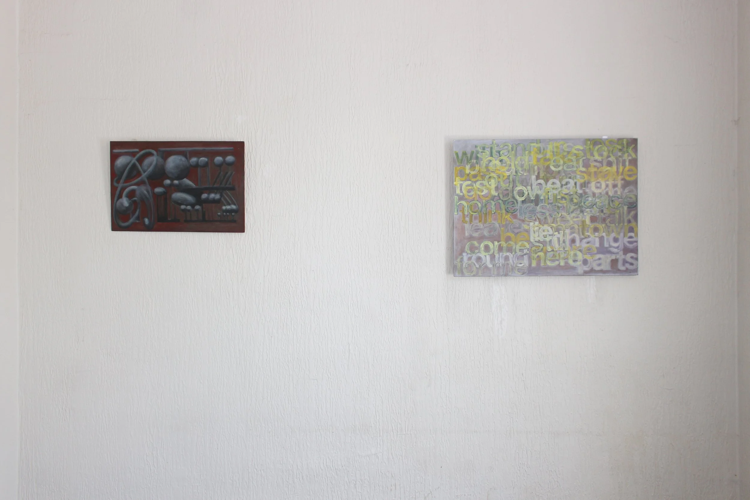  ‘Notation’ and ‘Ham-Fist’  Install view 