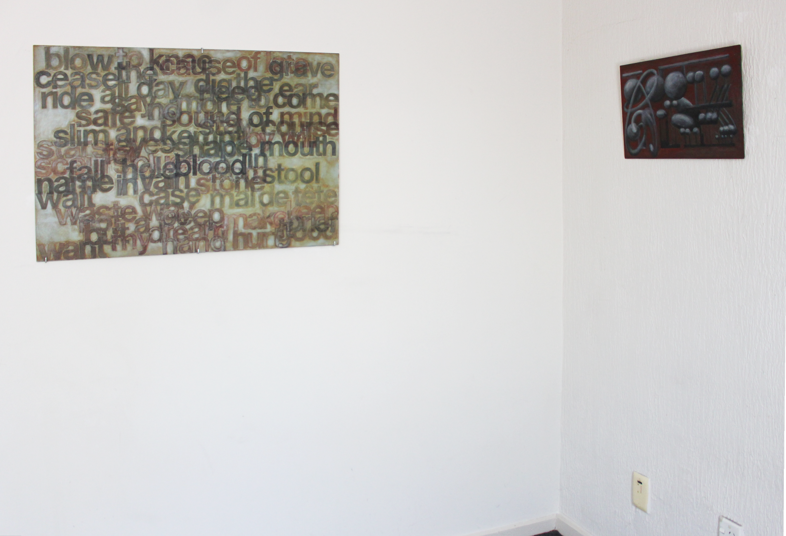  ‘Ham Fist’ and ‘Notation’  Install view 