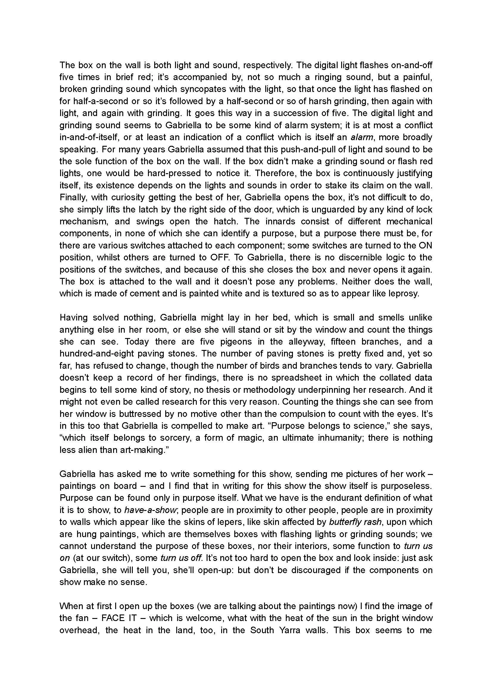  ‘Butterfly Rash’ Exhibition Essay by Jebediah Costin, 2025 