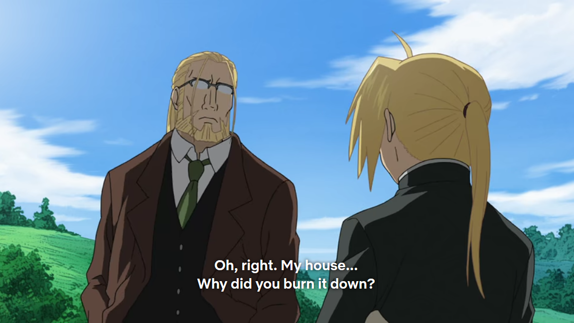 Fullmetal Alchemist Brotherhood S1E20: “Father Before the Grave” — Top  Level Canon