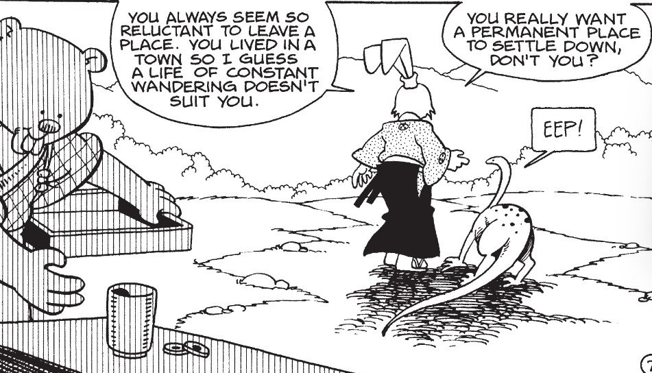 Usagi Yojimbo #16-18: "The Tower," "A Mother's Love," and "Return of the Blind Swordspig"