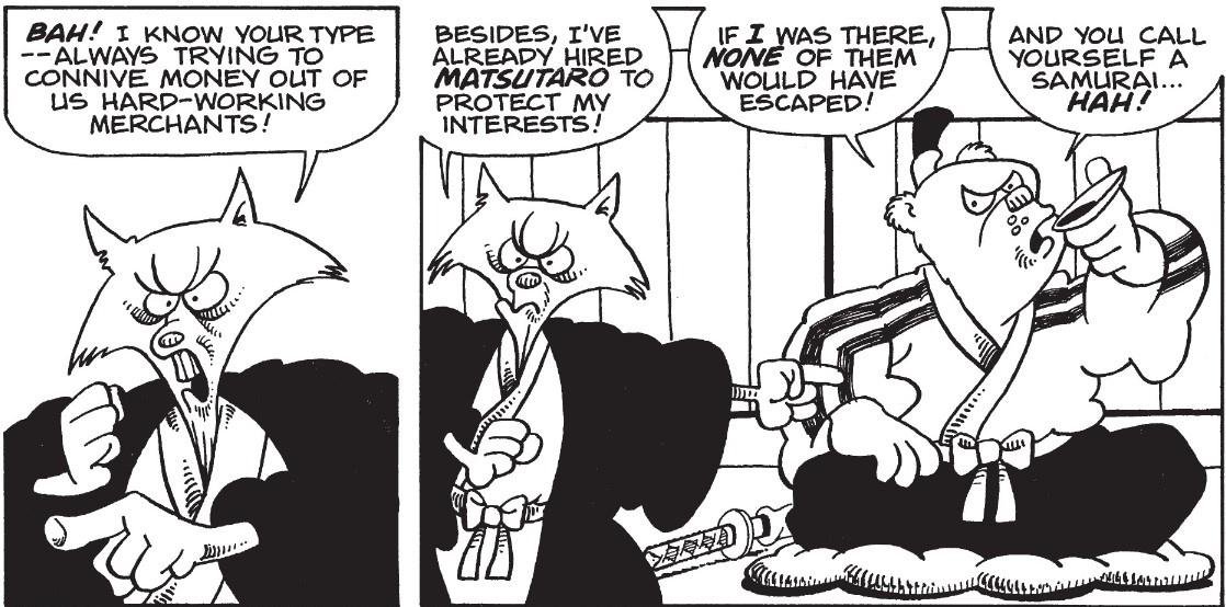 Usagi Yojimbo #13-15: "Kappa," "Zylla," and "Silk Fair"