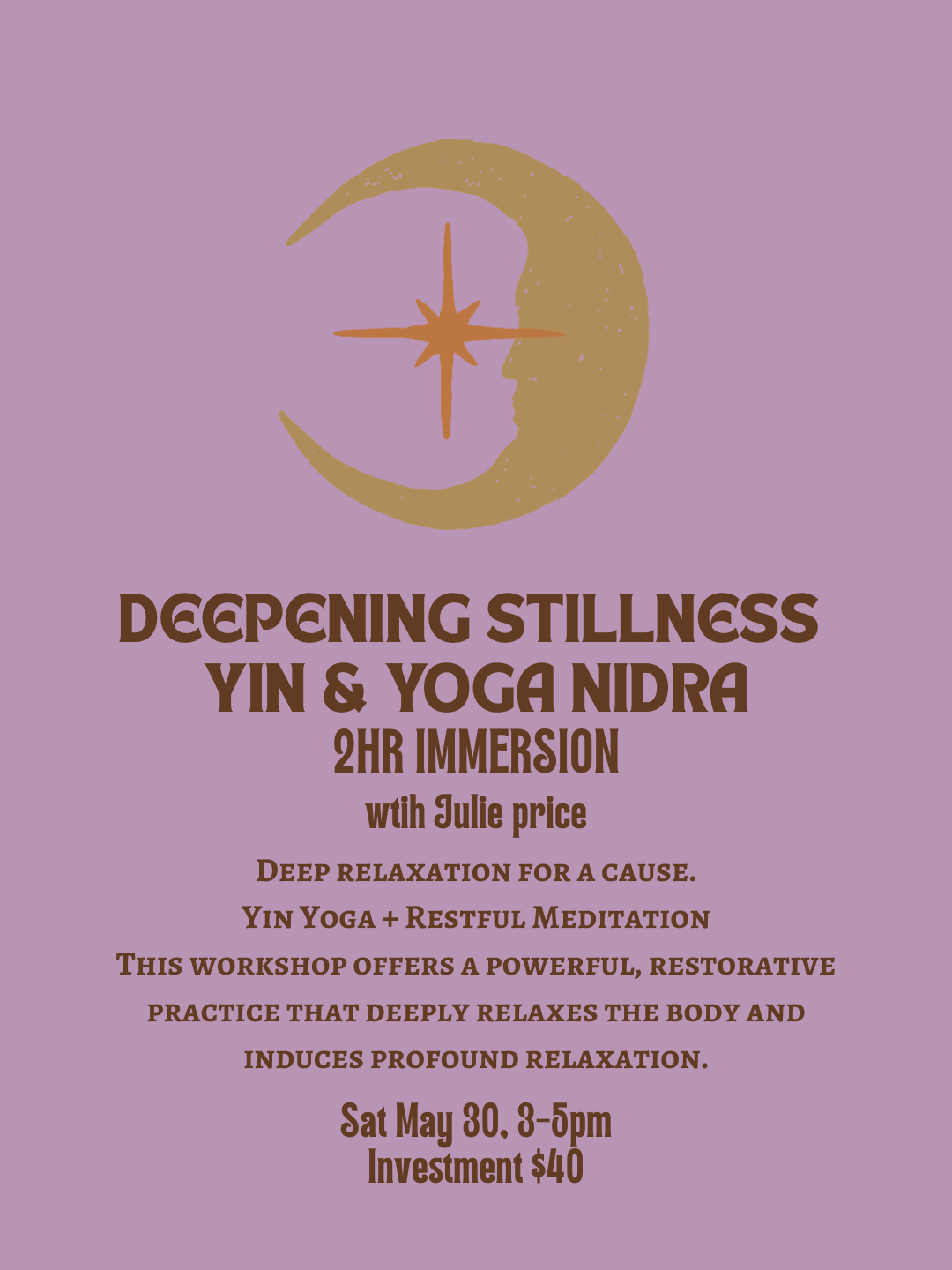 Deepening Stillness - Yin &amp; Yoga Nidra Immersion 