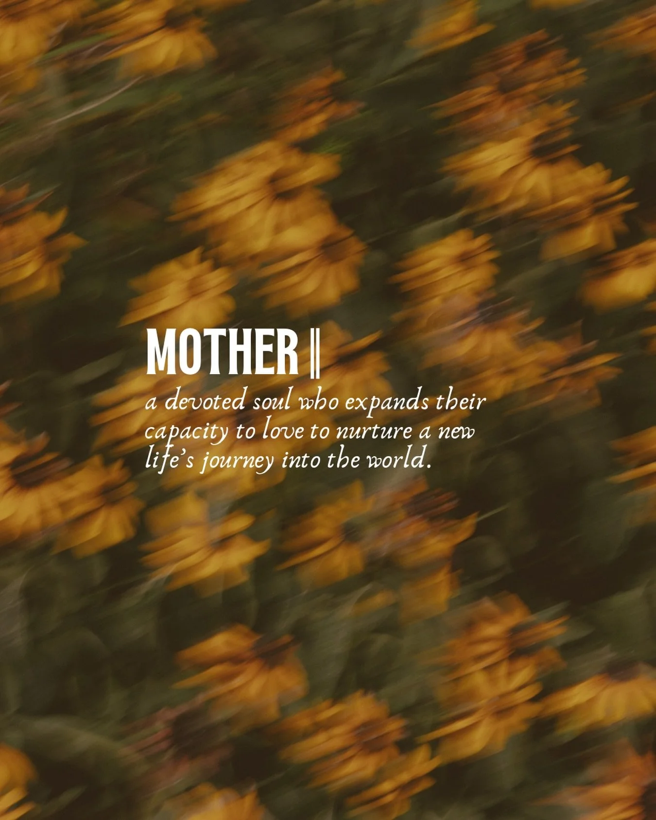 We see you, mamas. May you feel wrapped in love today and always, remembering the magic found in the messy, beautiful middle of it all.

Our hearts are with the mothers who were, those who are waiting to be, and every mother doing her best today. 
Yo