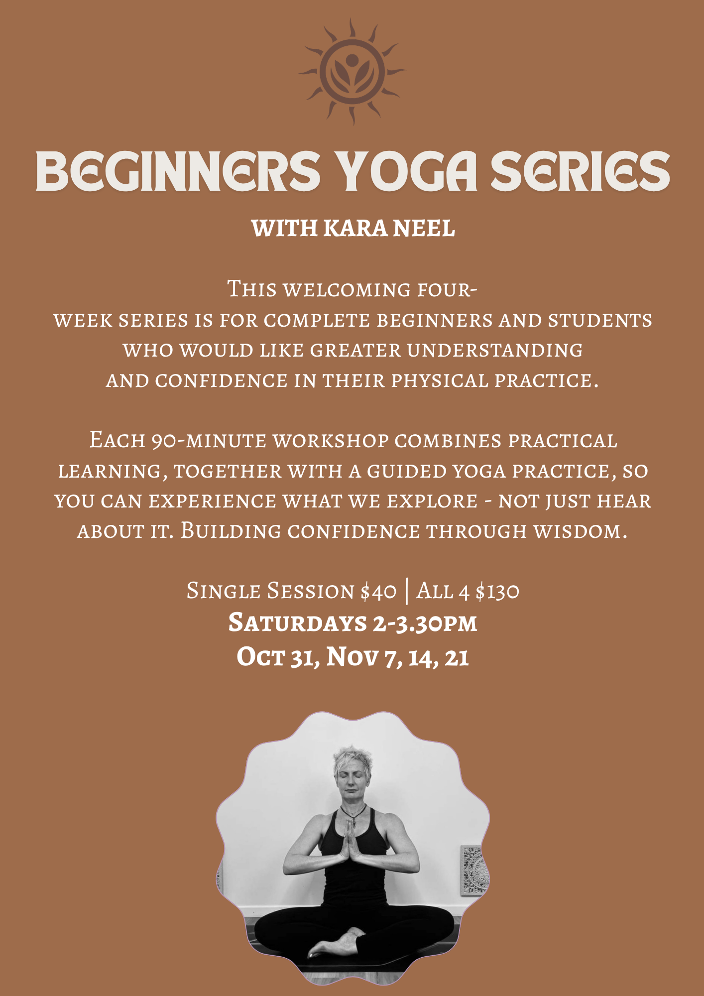 Beginners Yoga Workshop - 4 Week Series