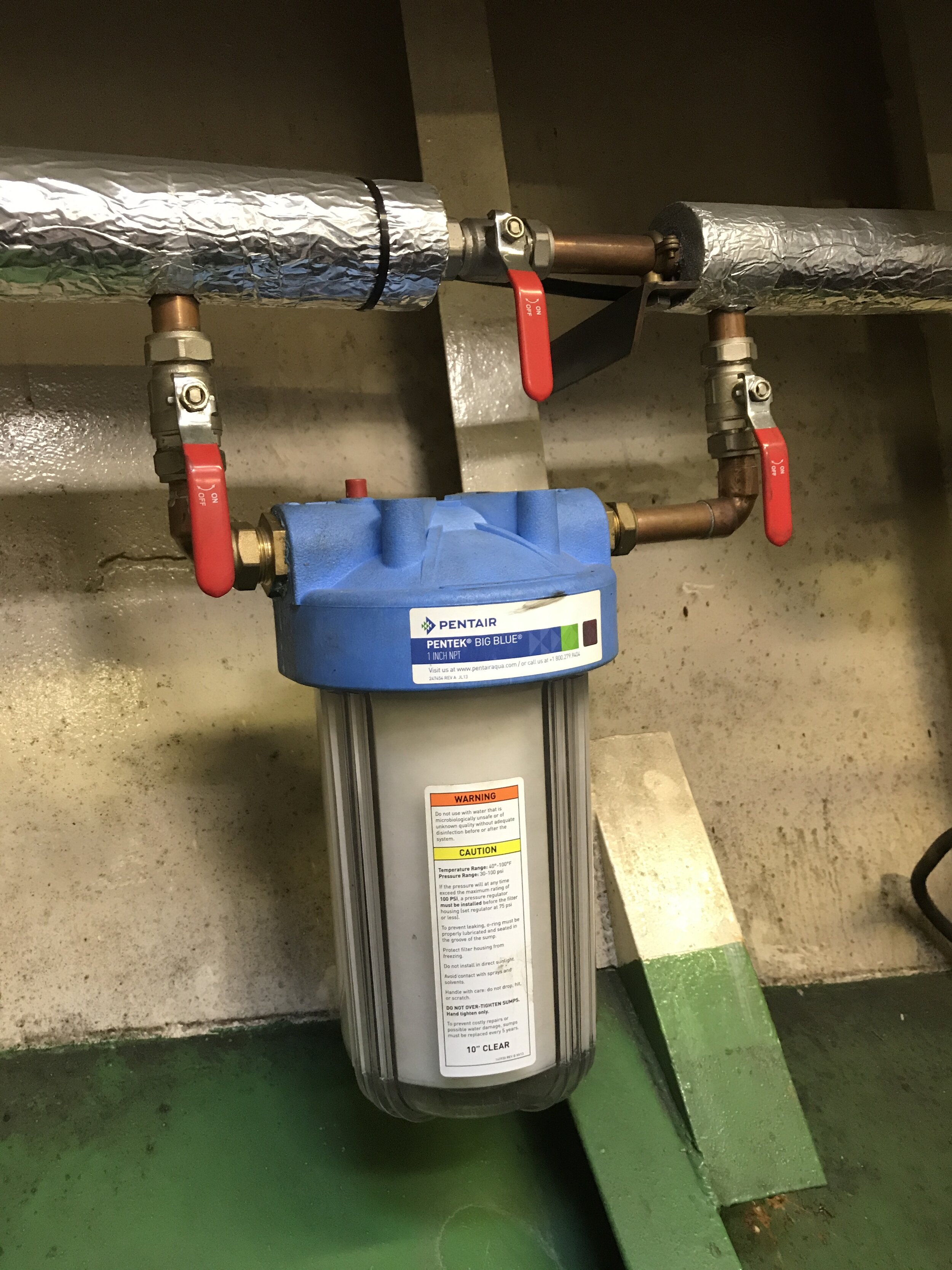 Diesel fuel filter system