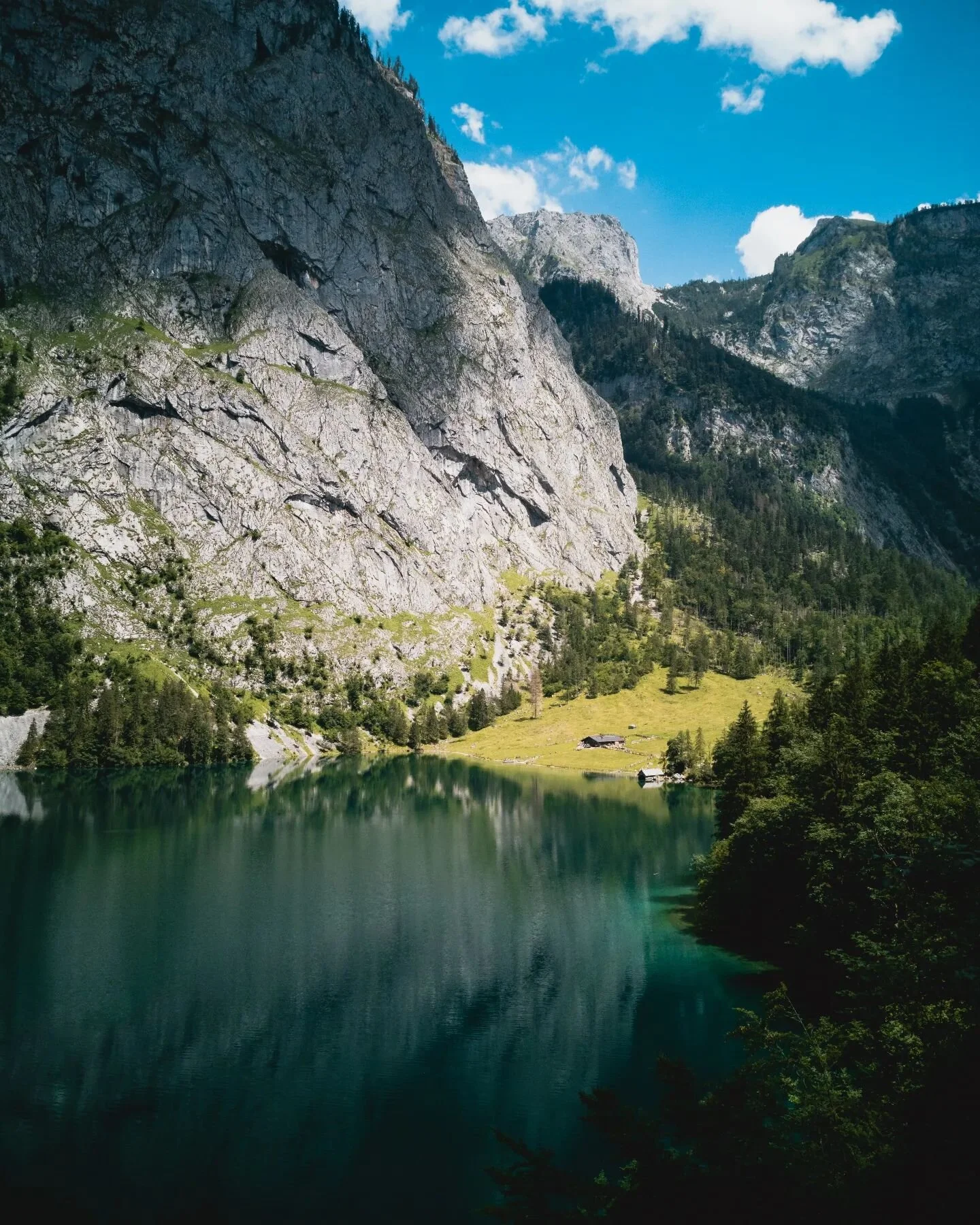 Retreat.
.
Old pic I've always loved from my time visiting K&ouml;nigssee. Really one of the most stunning places I've ever been.