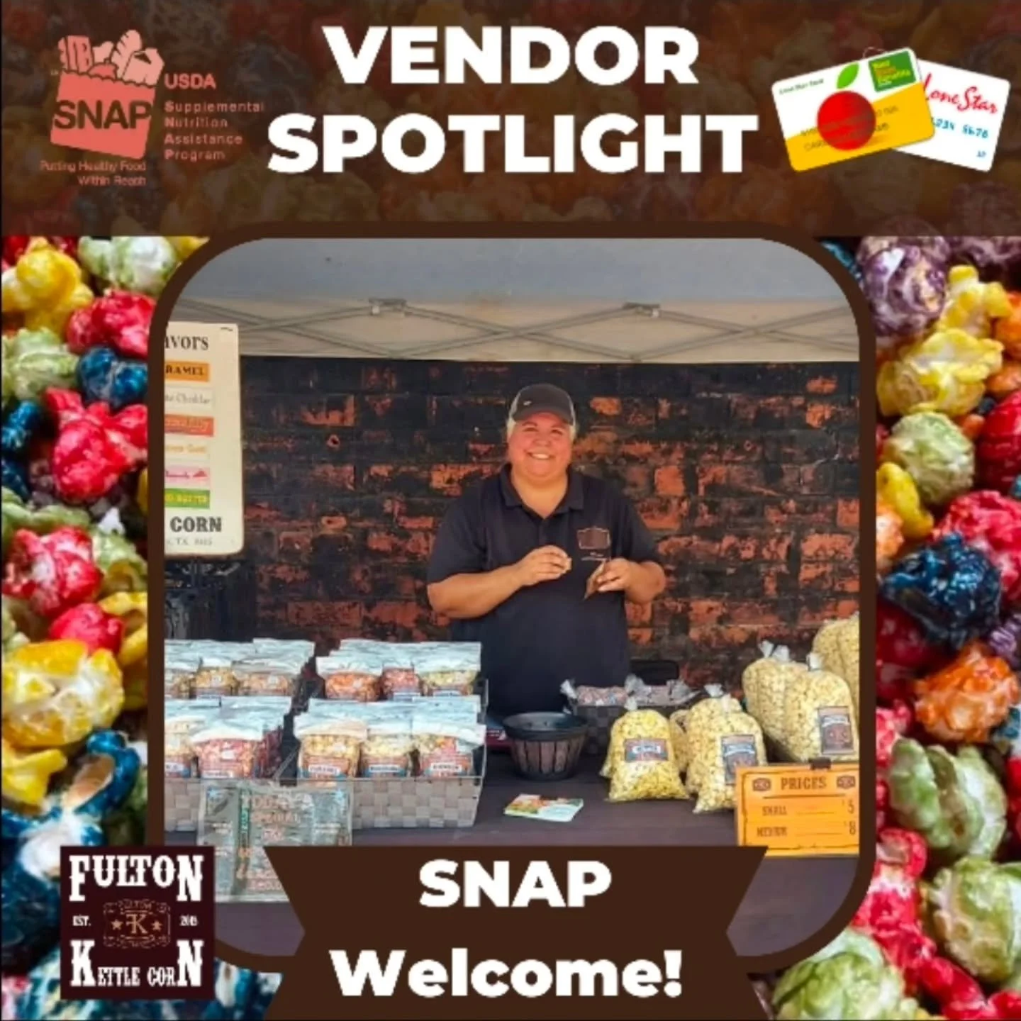 ✨ Vendor Highlight: Fulton Kettle Corn Accepts SNAP! 🌽
Fresh, hot, and locally made, @fultonkettle is bringing you the perfect snack at the Grow Local Farmers' Market! Popped on-site for ultimate crunch and flavor, their kettle corn comes in a vari