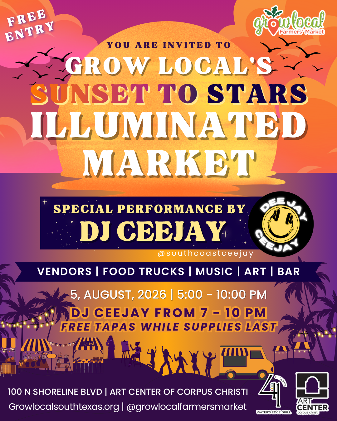 Sunset to Stars Illuminated Market