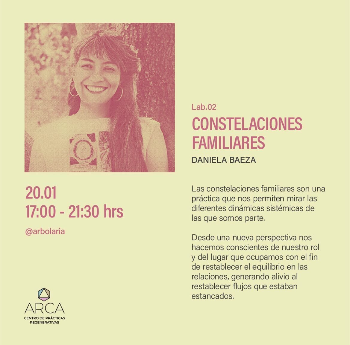 Lab.02 Constelaciones Familiares 
Junto a @arbolaria, @cuerposur  y @arcajourney #constelacionesfamiliares #embodiedawareness #sistemica #ancestrologia #sanandomiarbol