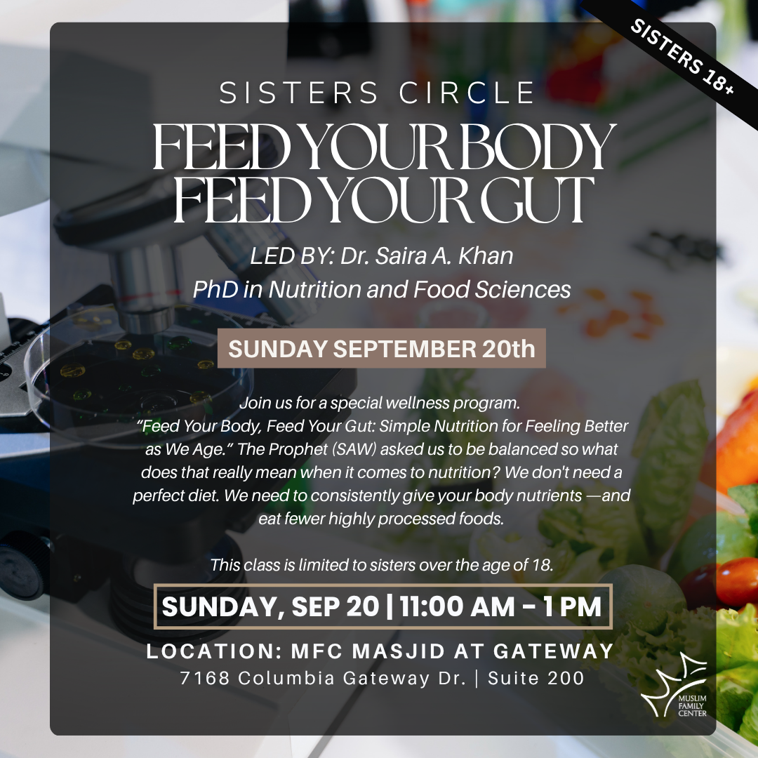 Sisters Circle - Feed Your Body Feed Your Gut