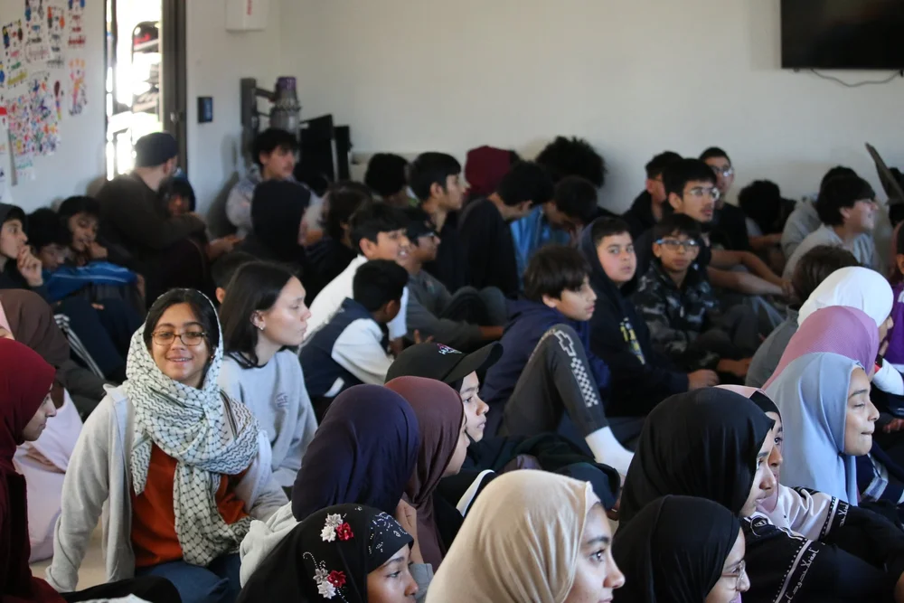Families and youth gathered together at MFC