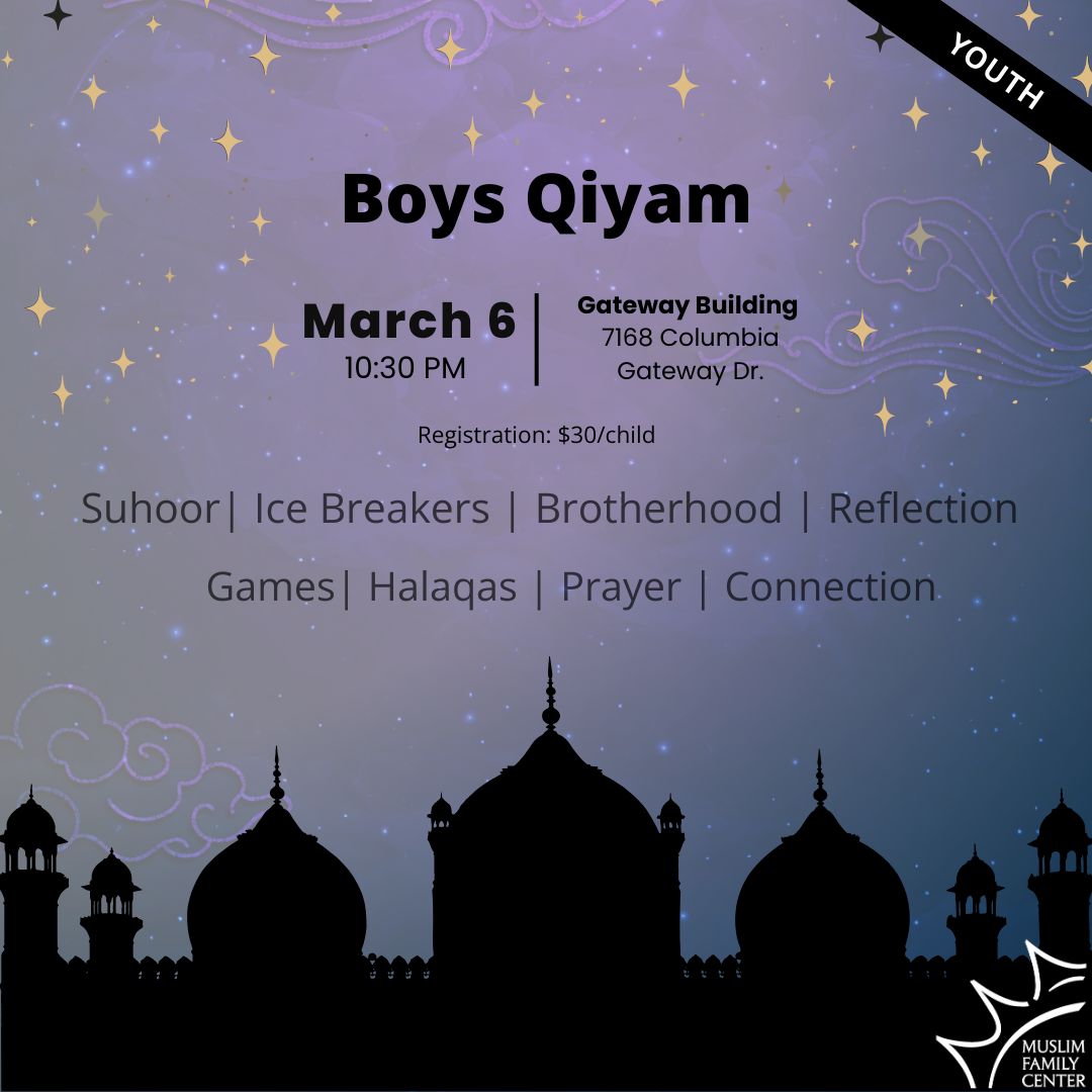 On- site Boy's Qiyam Registration