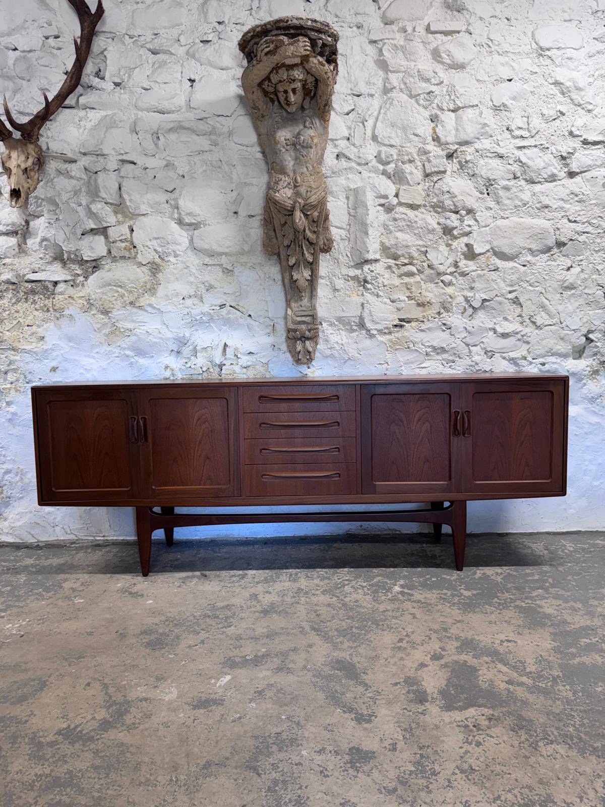 Mid Century Modern Gplan Fresco Sideboard in Teak