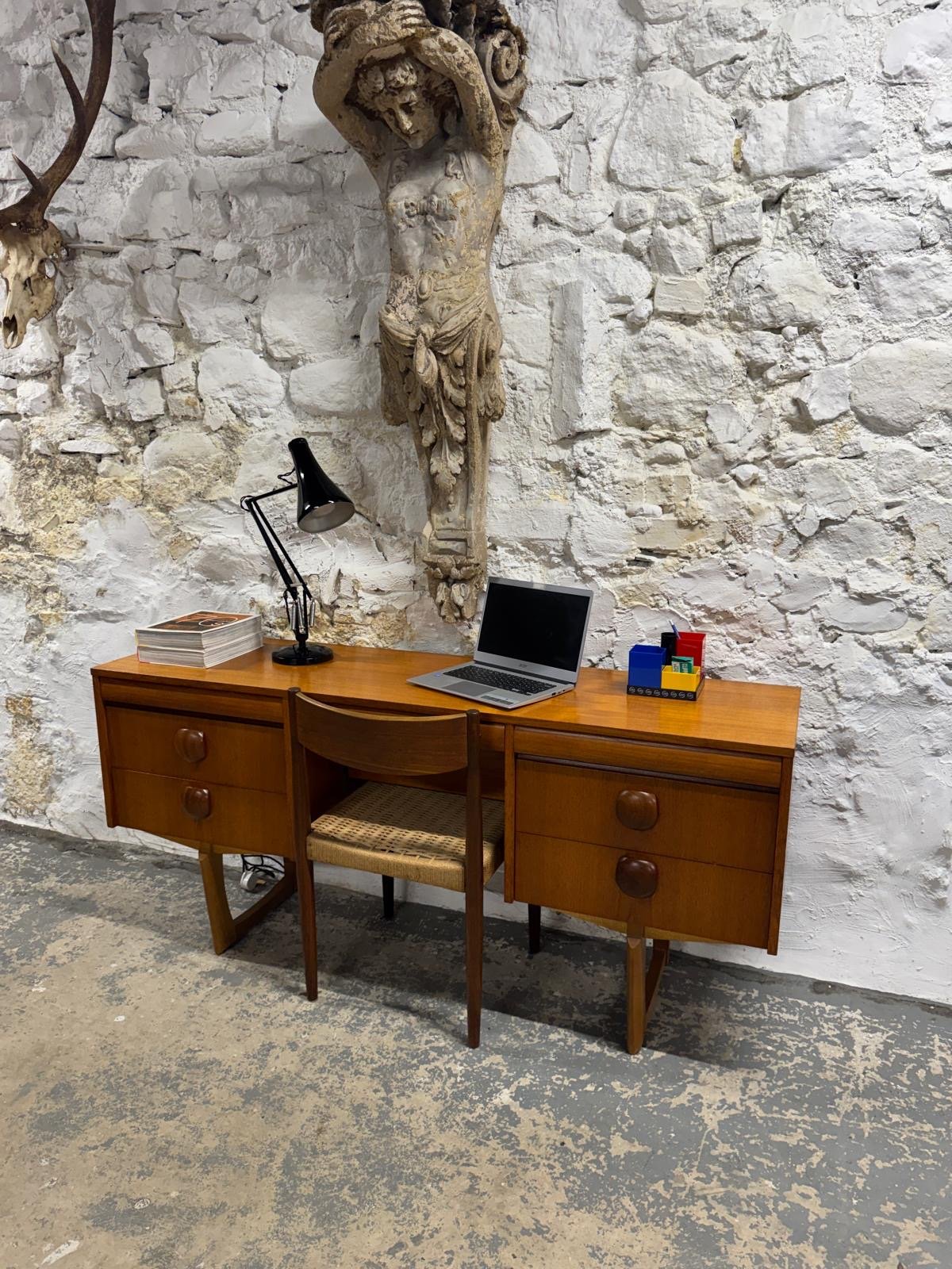 Mid Century Modern Desk by Elliots of Newbury