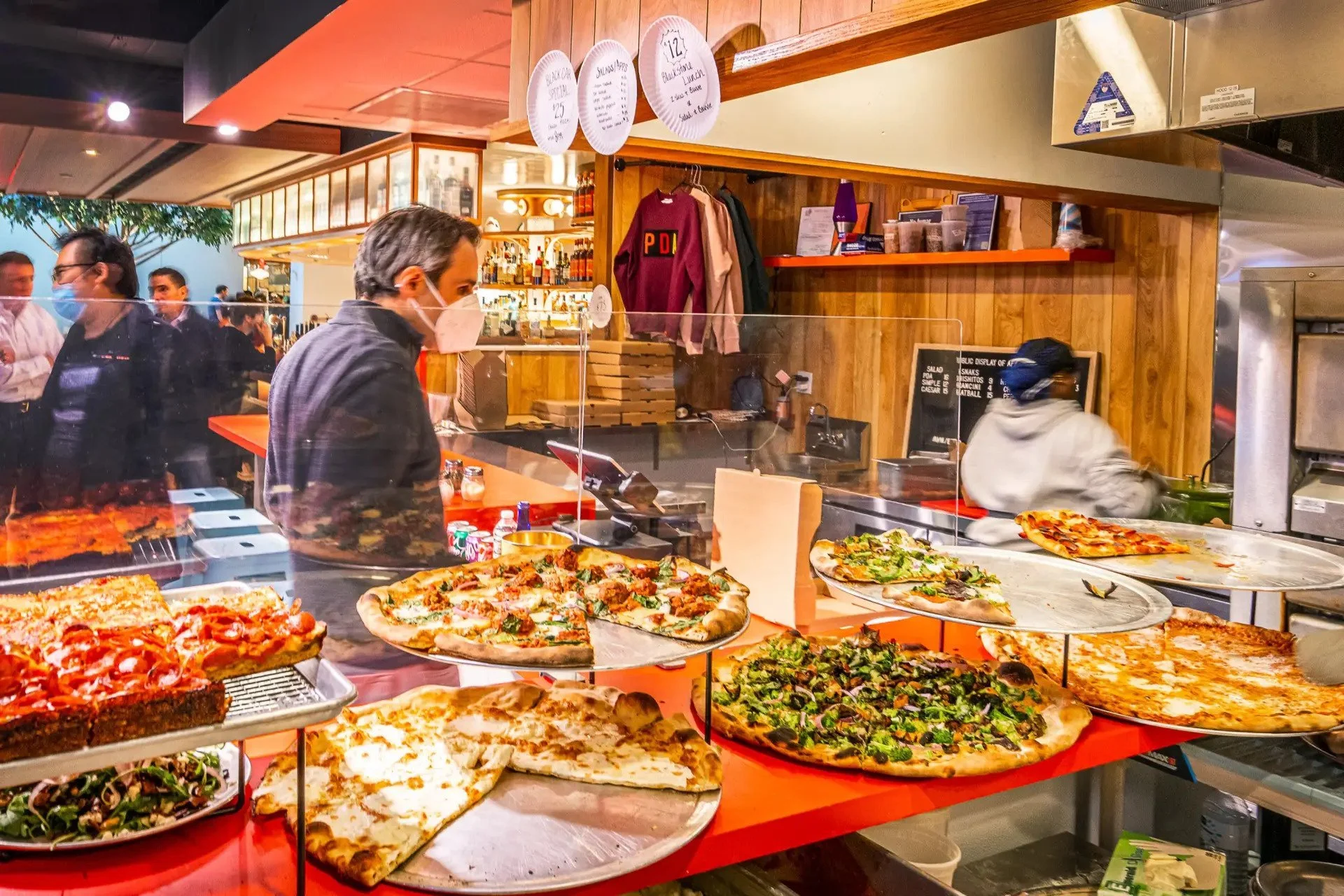 PDA Slice Shop Menu — Public Display of Affection