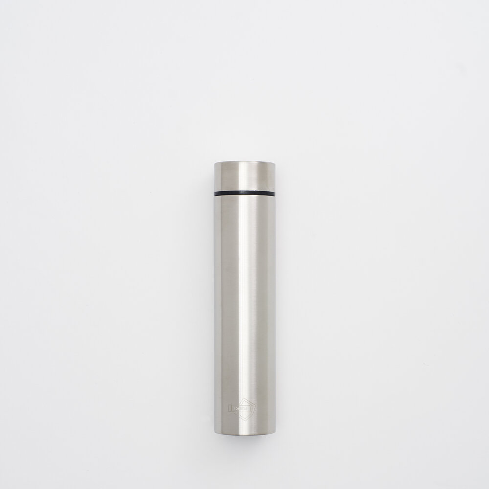 Toa Toa Kinzoku Poke Mini Bottle White 140ml World's Smallest Stainless  Steel Thermos 332-002 