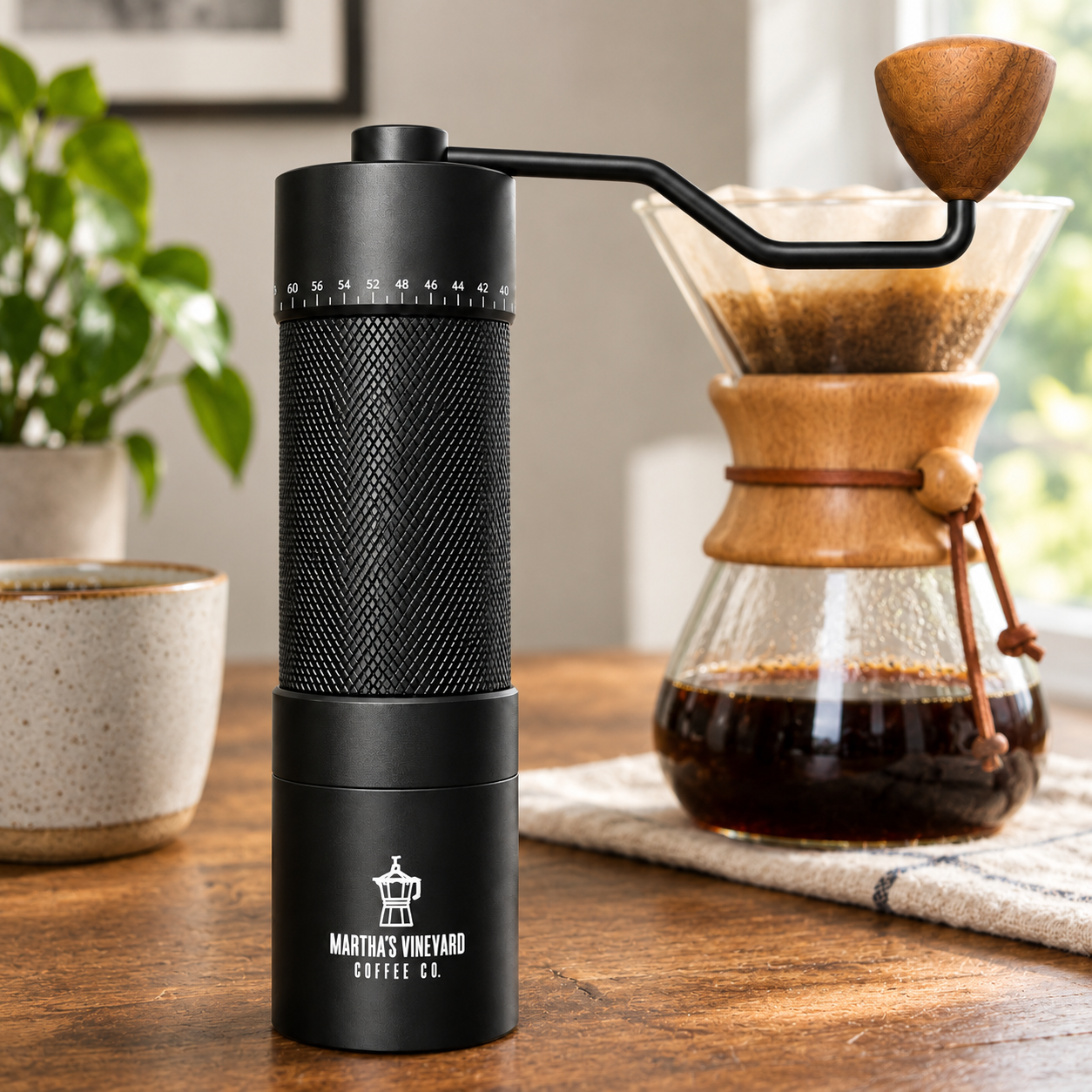 Hand grinder with Chemex .PNG