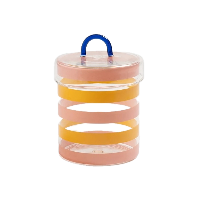 &klevering jar - stripy