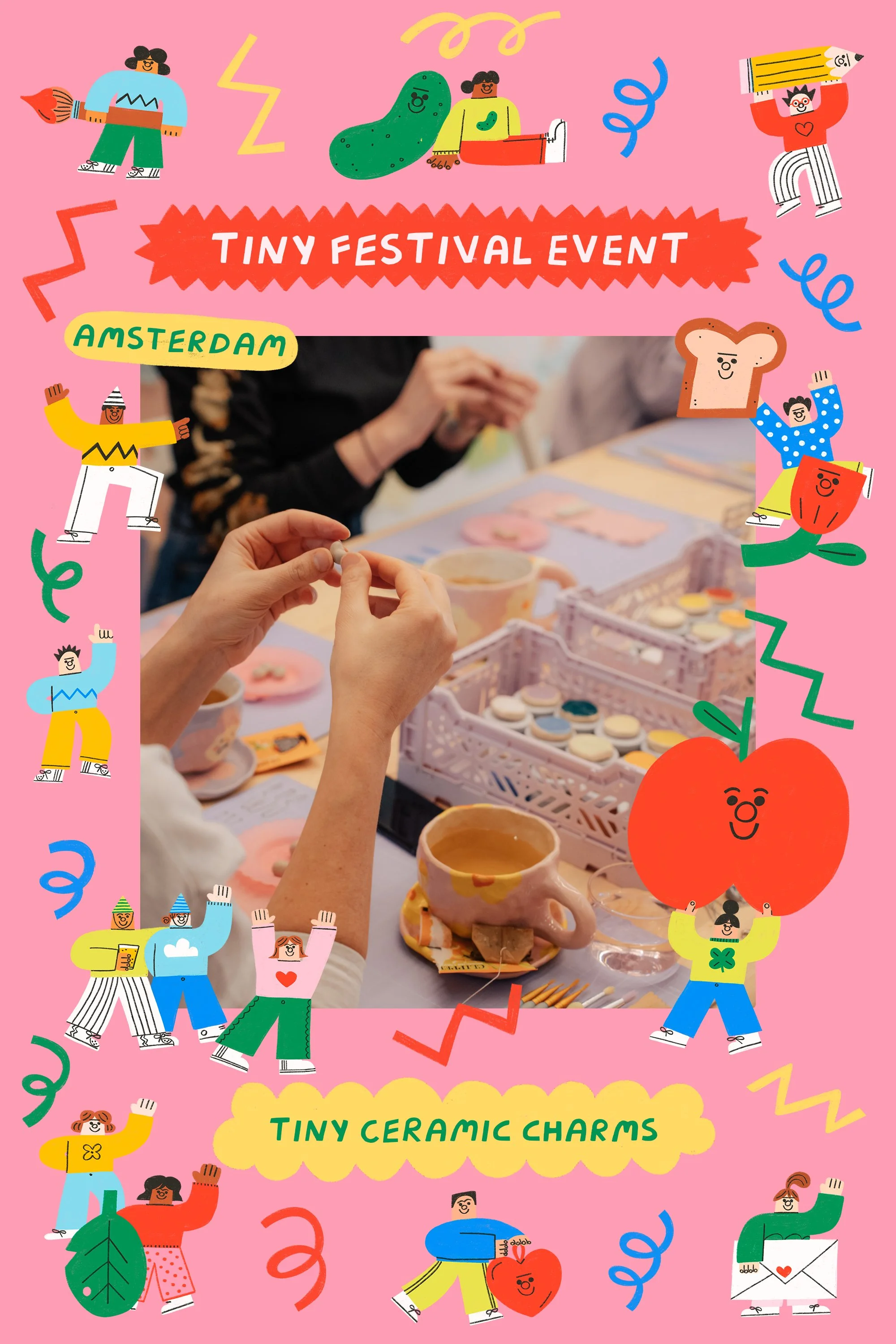 TINY CERAMIC CHARMS | Saturday 13 September