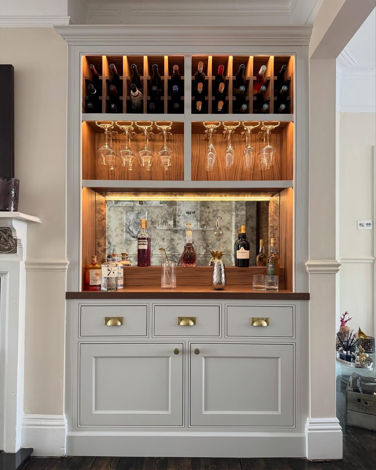 A little moment of quiet luxury ✨

This drinks cabinet was designed to sit effortlessly within the space &mdash; a beautifully refined focal point that balances elegance with everyday function.

Inside, rich walnut veneered interiors bring warmth and