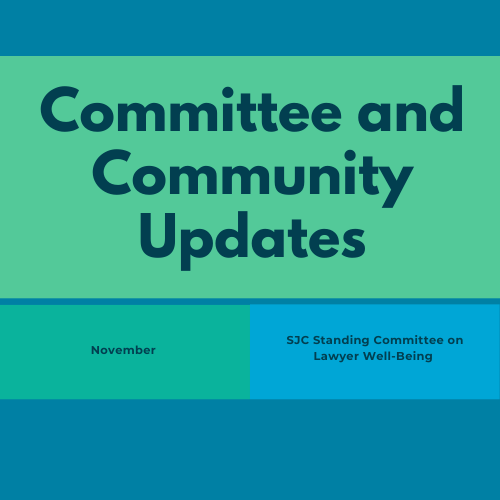 Committee and Community Updates