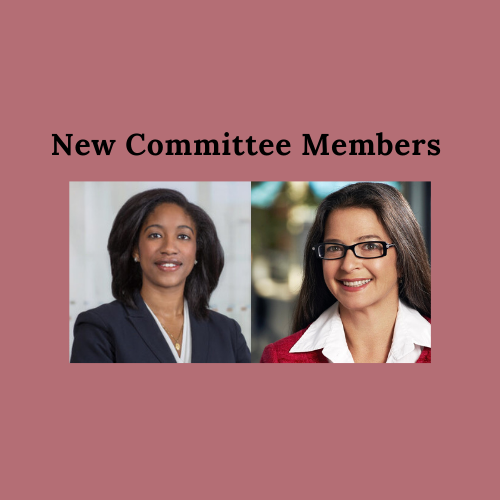 Committee Adds New Members - Jane Goldstein and Darian Butcher 