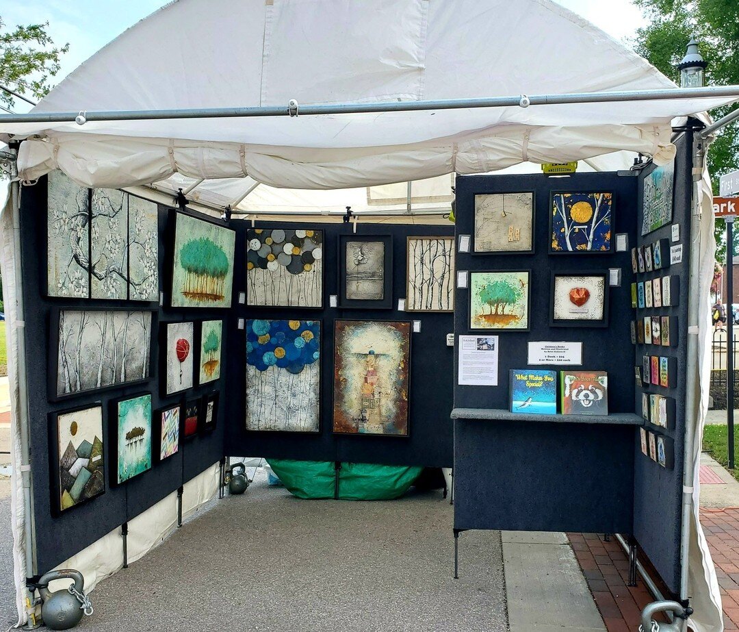 First time setting up only 1.5 miles from my house!!

Friends, come see me tonight from 5-10p or tomorrow from 11-10p in historic Grove City at the Wine and Arts Festival!

I'm on Park St across from the museum!