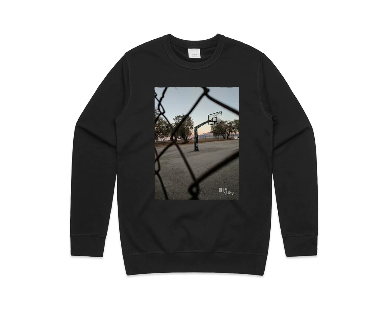 Greece - Zakynthos Crew Neck Sweater Black