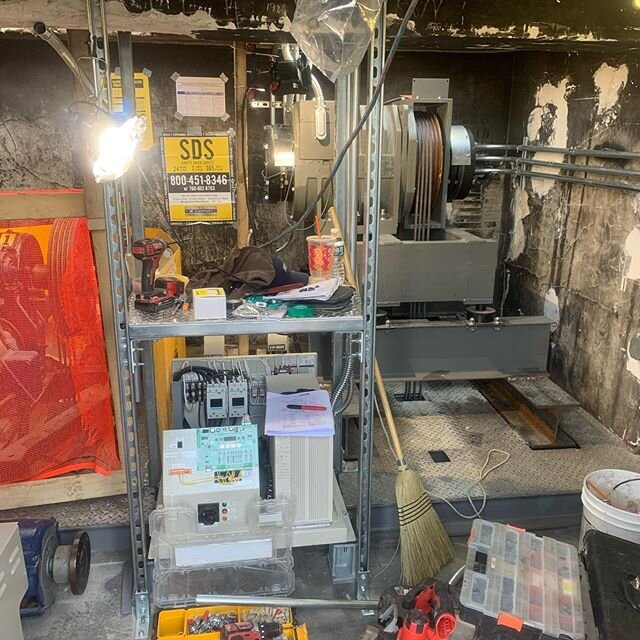 Elevator Machine Room Upgrade &amp; Conduit Runs #maiaelectrical #270HuntingtonAve