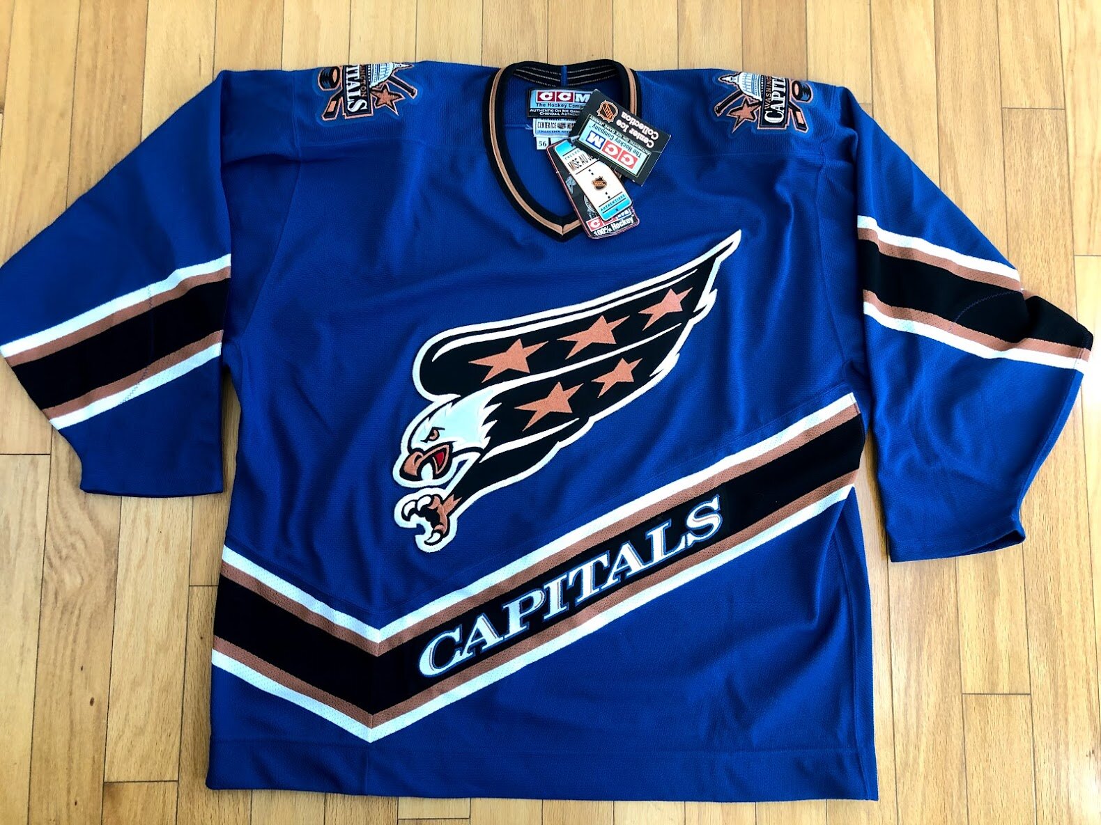 capitals eagle jersey