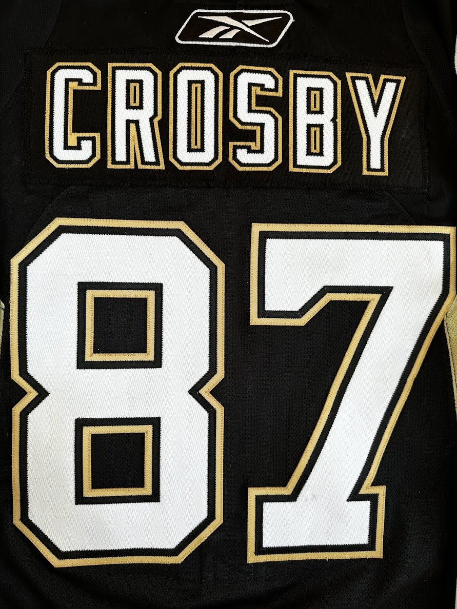 Pittsburgh Penguins Sidney Crosby Reebok Double Patched 08 Stanley