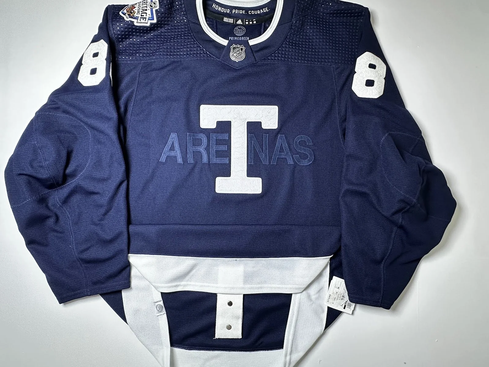 Toronto Maple Leafs William Nylander Adidas 2022 Heritage Classic EPS Custom Sz. 56