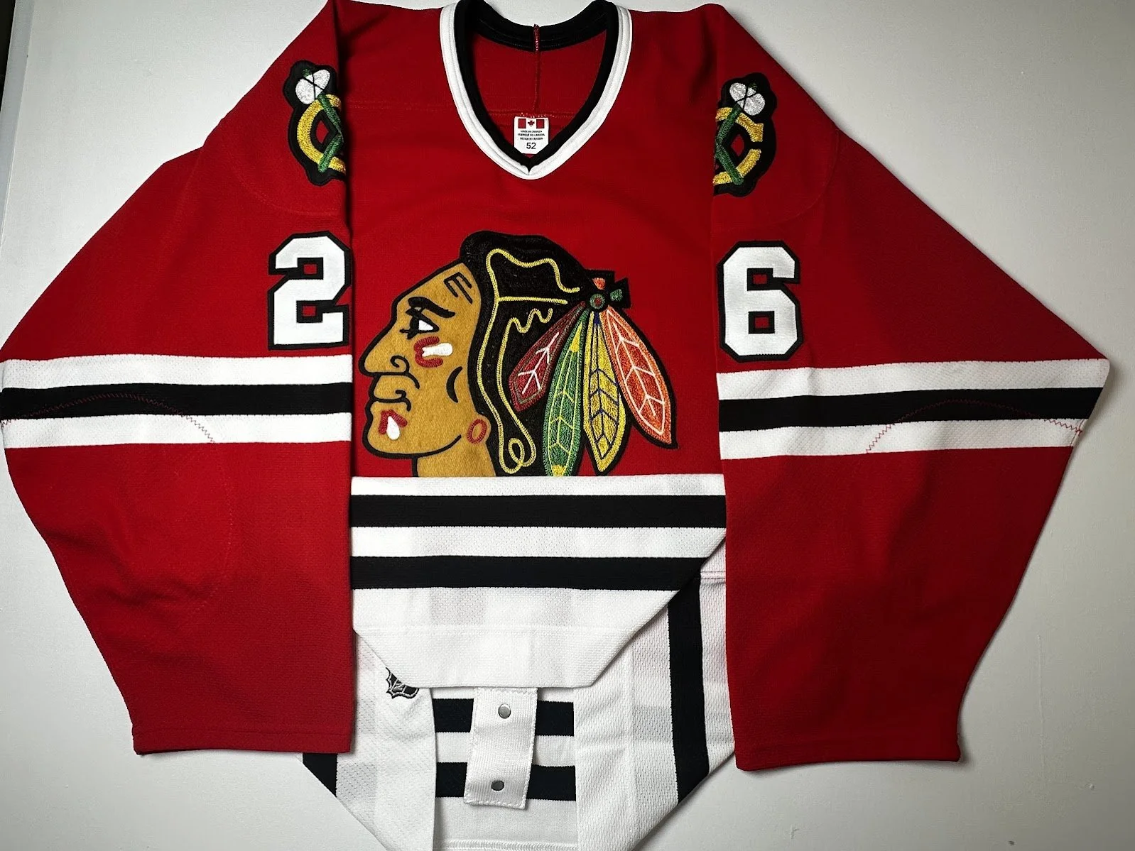 Chicago Blackhawks Steve Sullivan Koho  Sz. 52