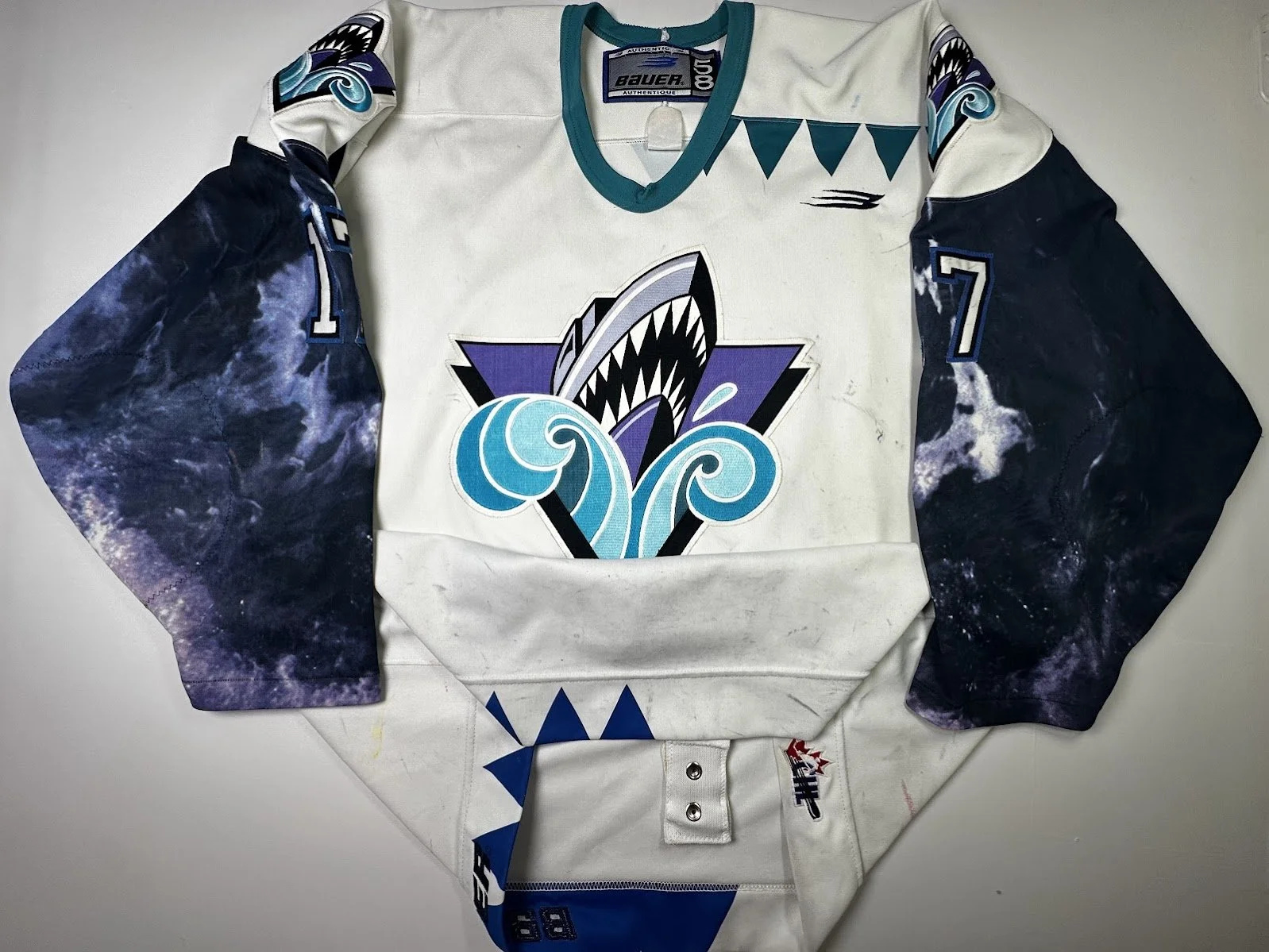 Rimouski Oceanic Denis Desmarais Bauer 1990s Game Worn Sz. 58
