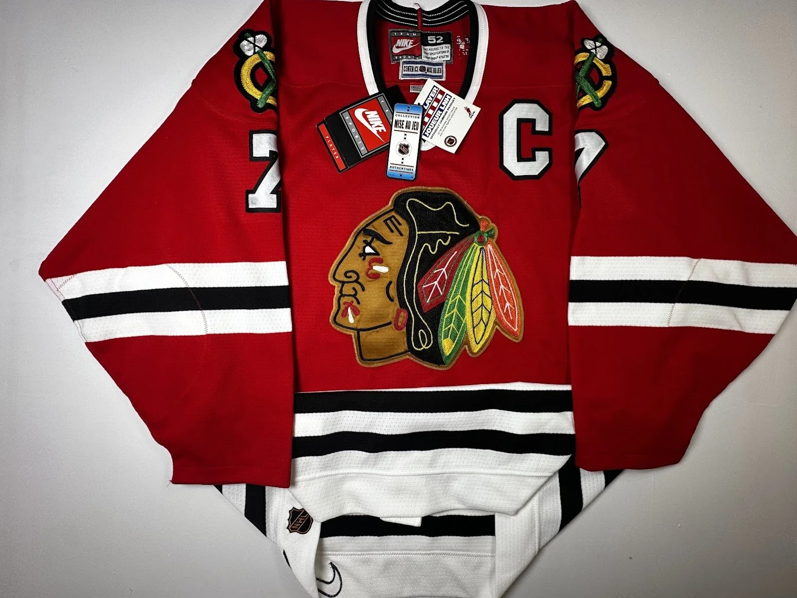 Chicago Blackhawks Chris Chelios Nike BNWT Sz. 52