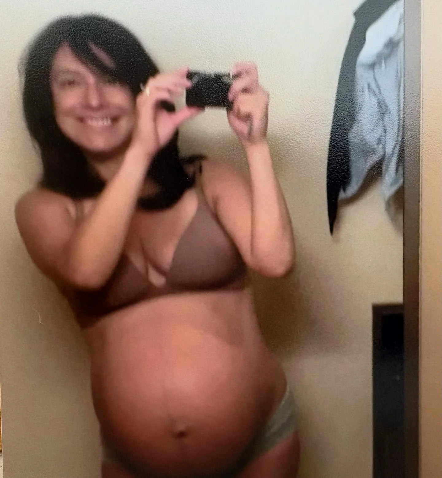 Picture of me the morning I gave birth to twins 🤯

I was so embarrassed of my oversize belly that for much of my pregnancy, I kept it covered up, even on the hottest days of summer. 

And yet that morning before my scheduled C-section, I had this ur